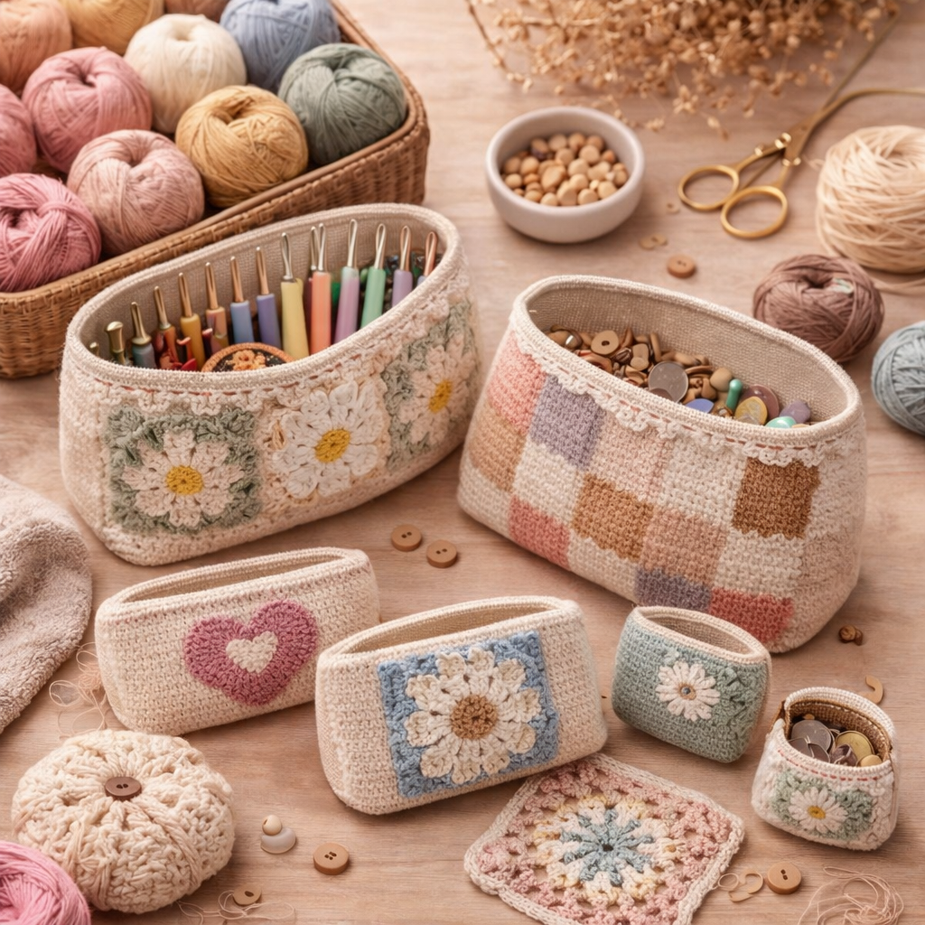 Crochet Pouches