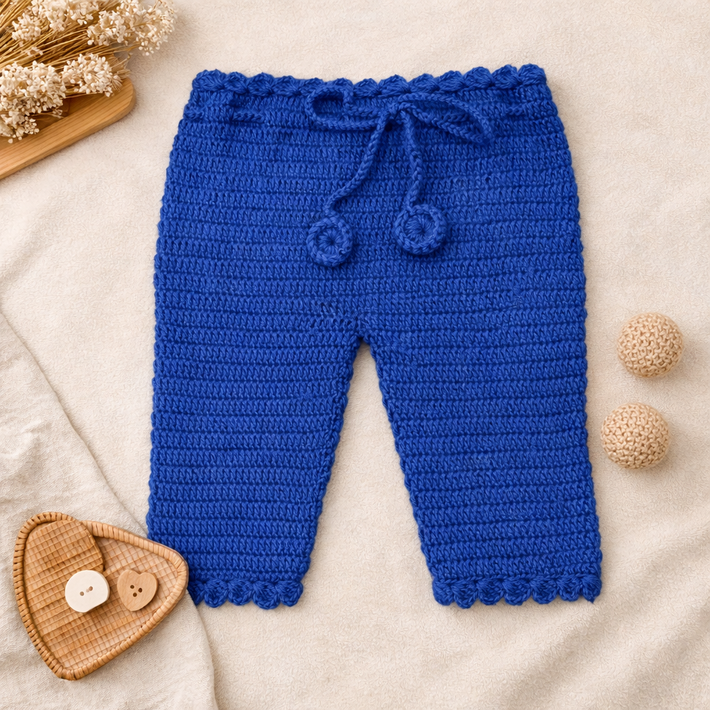 Hand-Knitted Hoodie Baby Outfit Set - Bright and Comfort (18-24 Months)