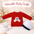 Handmade Knitted Baby Outfit Set – Sweet Teddy Bear Design (6-12 Months)