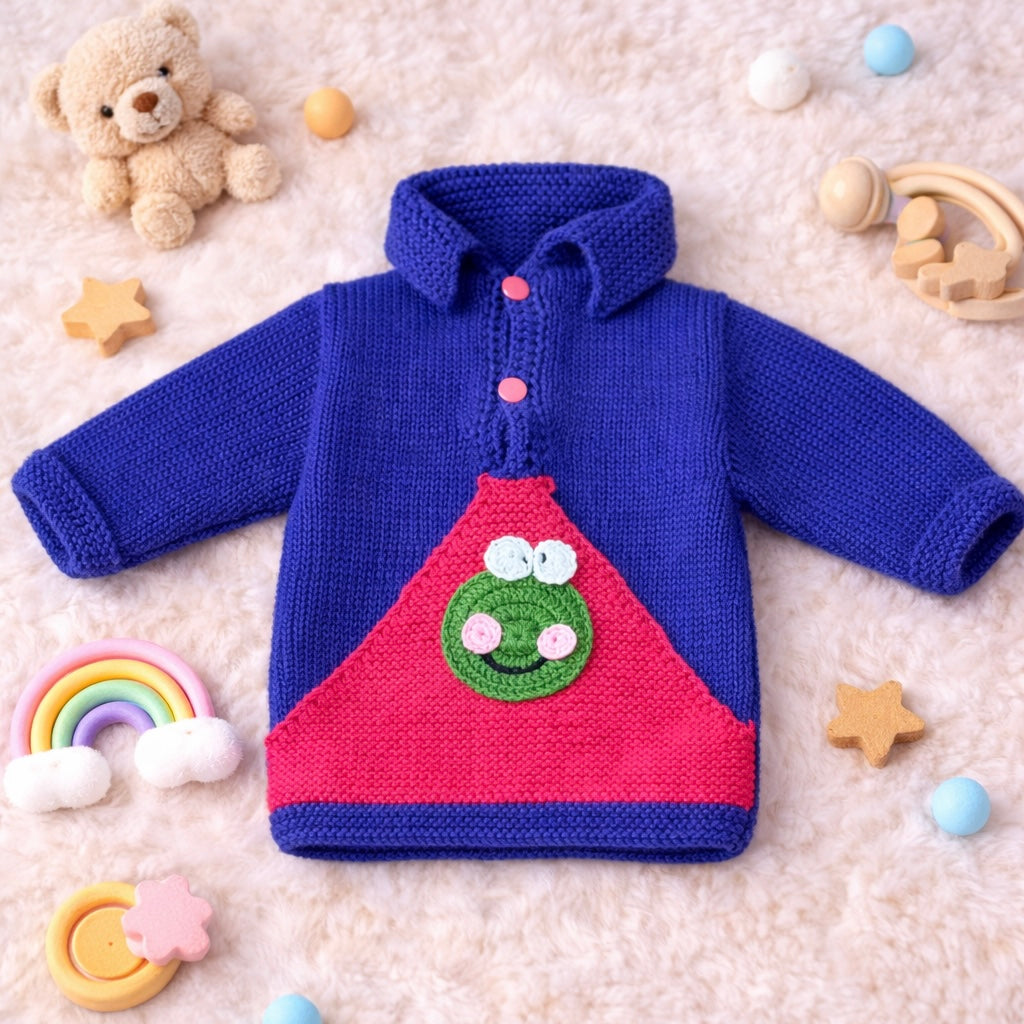 Handmade Knitted Children’s Sweater (12-18 Months)